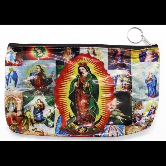 Virgen de Guadalupe Zippered Pouch - Picture 1 of 5